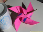 Use the pinwheel template to create your windmill.