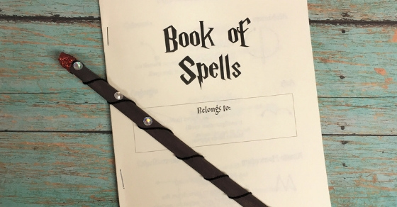 DIY Harry Potter Spellbook + Printable