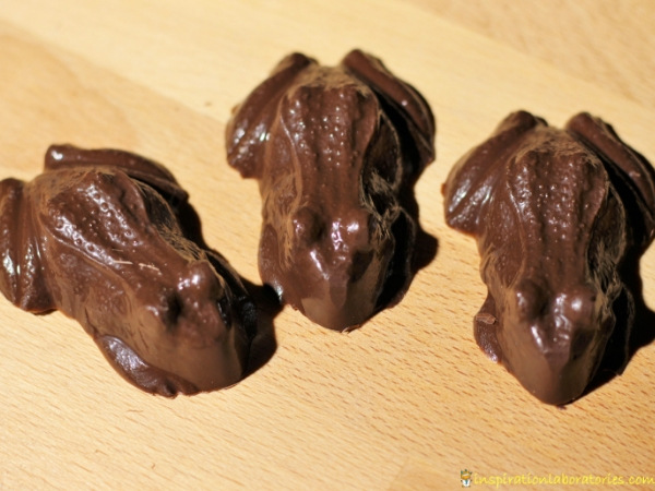 Harry Potter inspired chocolate frogs