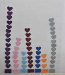 heart graphing valentine STEM activity for preschool or elementary