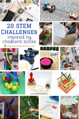 Check out this awesome collection of STEM challenges inspired by children's books. Read a book and get to work on a STEM problem.