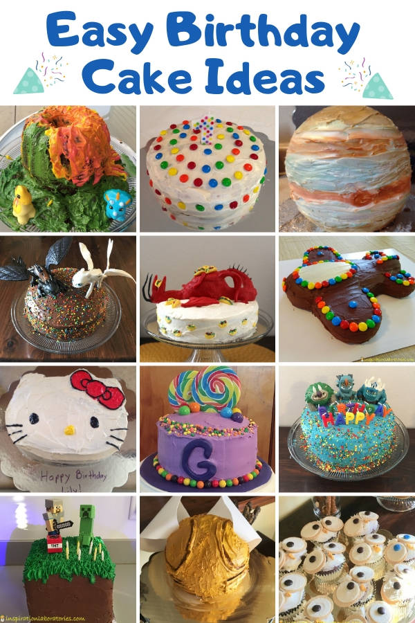 Easy Kid\'s Birthday Cake Ideas | Inspiration Laboratories