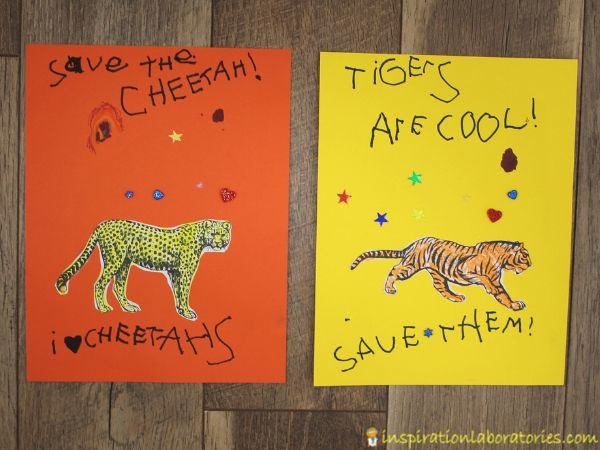 endangered species posters project for kids | Inspiration Laboratories