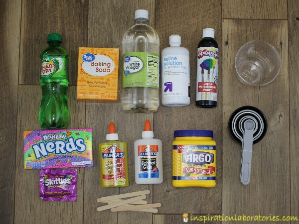 supplies for DIY science kit