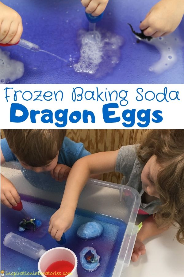 frozen baking soda dragon eggs