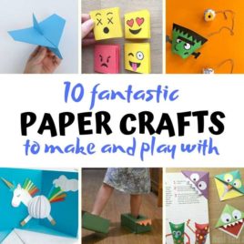 10 Fantastic Paper Craft Ideas for Kids to Make and Play | Inspiration ...