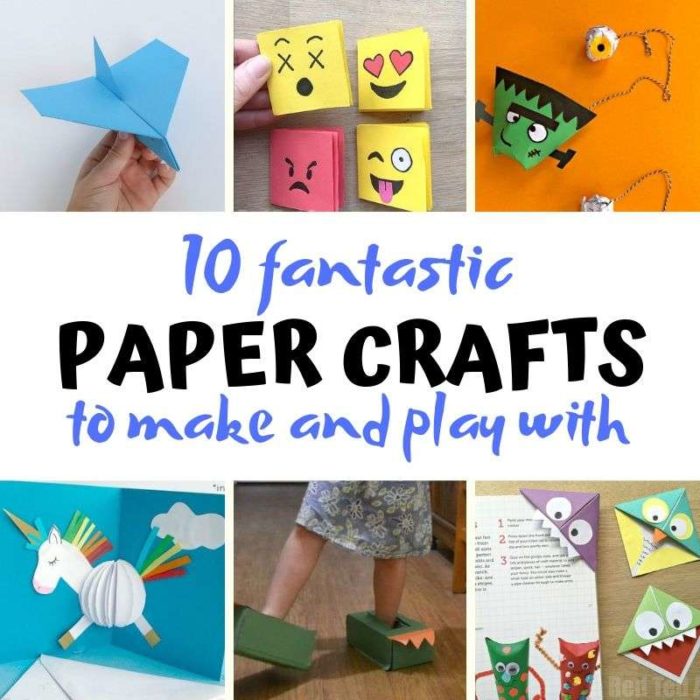 10 Fantastic Paper Craft Ideas for Kids to Make and Play | Inspiration