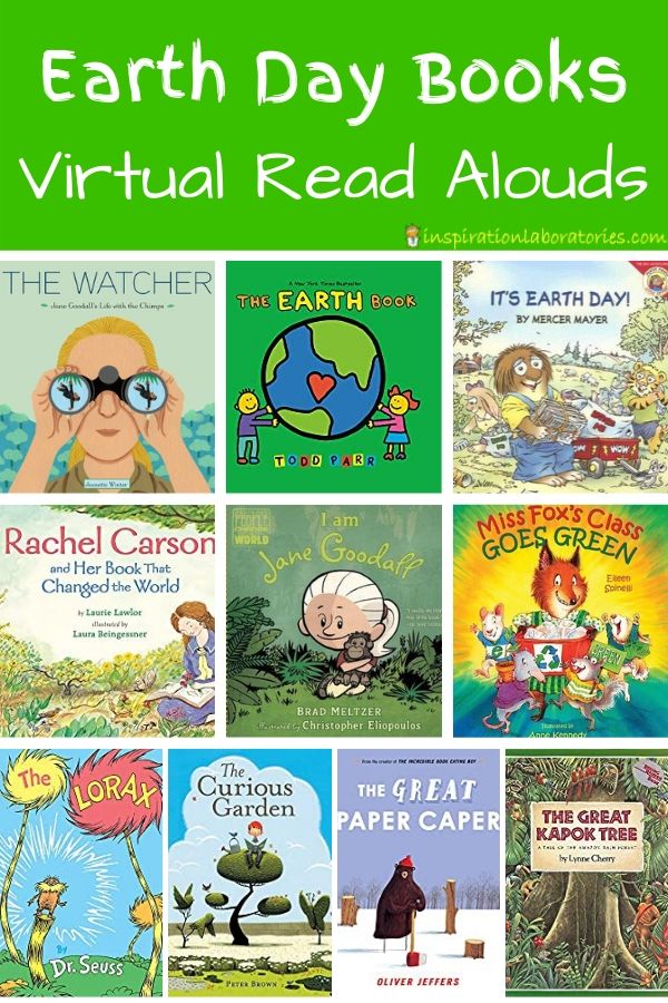 Earth Day Books: Virtual Read Alouds | Inspiration Laboratories