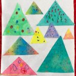 Christmas tree diffusion art