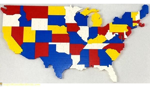 Build a LEGO United States Map | Inspiration Laboratories