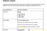 name-glyph